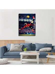 Set Of 1/3 Pcs Pop Wall Arts Posters, Football Player Posters, Soccer Legend, Soccer Star Wall Arts, Canvas Printing Posters, Modern Wall Decor, Stadium Living Room Bedroom Home Decoration Unframed-Style, Wall Art With Frame