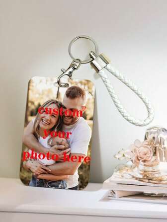 1pc Customized Double-Sided ID Card Holder With Lanyard - Plastic Badge Holder - Durable, Waterproof, Sturdy ABS Material - Suitable For Couples, Nurses, Teachers, Students, Office, Medical Staff, Mother's Day, Halloween, Christmas, Easter - Ideal Holiday Gift