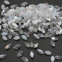 200 pièces de perles de cristal en verre de 3x6 mm de couleur AB revêtues pour la fabrication de bijoux DIY