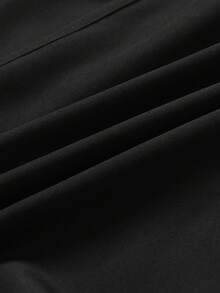 Men's Sports Shorts - Elastic, Non-See-Through, Fashion 2-In-1 Design, Suitable For Gym And Running, Machine Washable Black Summer - Black - View 4