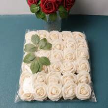 30 Stücke/Pack bunte Rosen aus PE, Heim-/Hochzeitsdekoration, künstliche Rosen für Hochzeitsdekoration