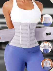 1pc Wrap Waist Trainer Double Belt Body Shaper Corset Shapewear Slimming Sheath Woman Flat Tightens Belly Sheath Waist Trainer Body Shaper