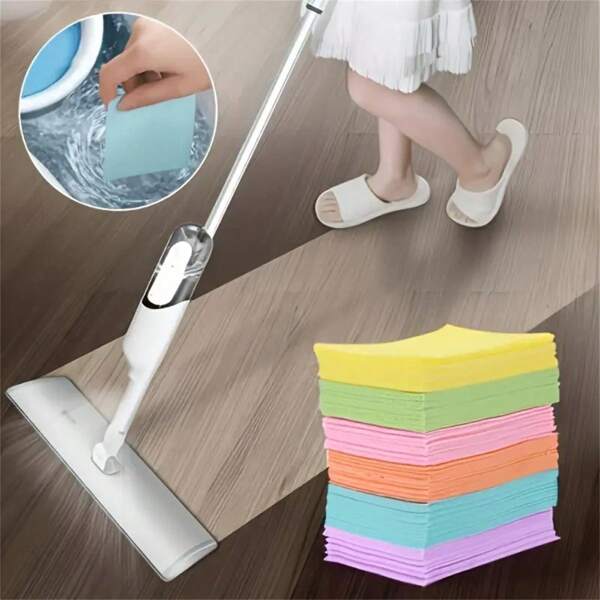 30 Stücke Zitronen Ätherisches Öl, Zitrus & Lavendel duftende Boden- & Badezimmer-Reinigungstabletten - nicht eindringend, geeignet für Fliesen, Küche und Bad, Mehrfarben-Verpackung (Pink, Blau, Grün, Lila, Gelb), Mehrzweck-Feuchttücher zum Wegwerfen - Gründliche Reinigung für Zuhause, Büro und Bad, entfernt Flecken und Schimmel, ideal für Holz und Fliesen