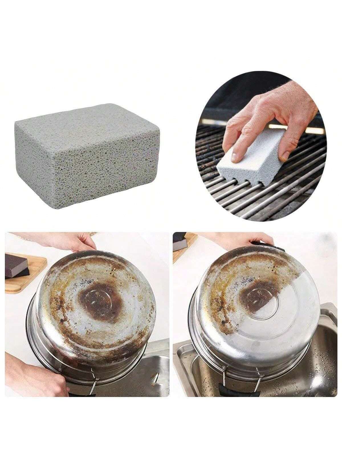 قطعة + قطعة مجانا طوب التنظيف لشوايات الشواء، حجر...