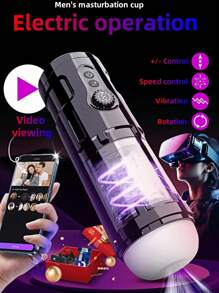 Male Masturbator Sex Toy Adult Toy Male Sex Toy With 7 Thrust And 7 Rotation Modes, Both Hands Free Pocket Pussy Sex Machine With Visual Window And Suction Base Electric Penis Pump Sex Toy Male Masturbator Sex Toy Pocket Pussy Male Masturbator