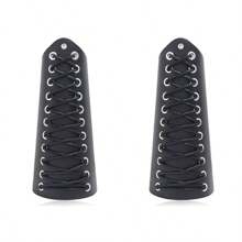1pc Medieval Knight Style PU Leather Punk Rivet Arm Sleeve Bracers, Cosplay Accessories For Men