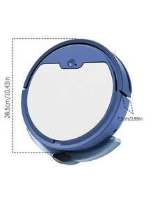 Household Sweeping Mop Vacuum Cleaner, App Control, Intelligent Cleaner, Automatic Planning Path, High-Efficiency Dust Removal, Strong Suction, Multi-Functional Cleaning, Suitable For Hard Floors, Carpets And Other Floors, Easy Cleaning Of The Home Environment. - Blue and White - View 7