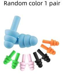 10 Pairs Of Colored Soft Silicone Earplugs, Waterproof Swimming, Waterproof Insulation And Comfortable Earplugs, Noise Reduction During Sleep, Easy To Carry, Simple And Easy To Use.
