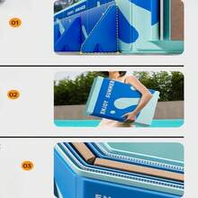 Inflatable Foldable Swimming Pool For Home Use, Outdoor Large Frame Pool, Available In 2.2m, 2.6m, 3.2m Sizes To Choose From Based On Different Needs, Foldable, One-Second Setup, No Assembly Required, Scratch-Resistant & Durable, 3x Support, Pool Won't Expand, Family Summer Fun, Play As You Like, No Installation, Sturdy & Won't Fade, Blue Ocean Pattern Design, Attractive, Made Of Thick & Wear-Resistant Material For Reliable Use