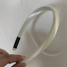 1 件经典丝缎多色头带，简约百搭甜美可爱优雅发饰、发带、发箍头带