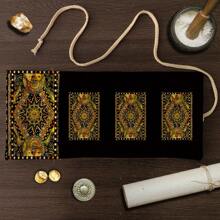 1pc Mystical Tarot Card Storage Bag, Gift Bag, Divination Tool Decoration, For Witchcraft & Astrology Supplies