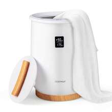 20L Bathroom Towel Warmer Bucket With Fragrance Holder & LED Display White - US B Type Plug(110-127V) - View 9