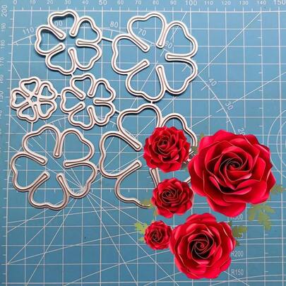 花卉金属切割模具，适用于 DIY 剪贴簿、纸卡制作、压花工艺品