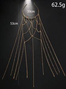 Beliebter Stirnreif mit Quaste, hochwertige Strass-Kette, Bühnenzubehör für Bankette, Haaraccessoire und Schmuckzubehör für Damen, Neuheit für den Sommer