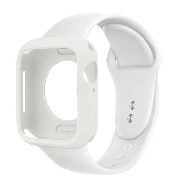Bracelet de montre en TPU + sangle pour 40mm 41mm 42mm 44mm 45mm 46mm, bracelet de sport en silicone doux et durable, bracelets de montre connectée pour accessoires Série Ultra SE 10 9 8 7 6 5 4 3 2 1