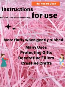 High-Grade Raffia Filler; Gift Box Gift Wrapping Filler Material; Fruit Gift Box Decoration; Gift Box; Gift Box; Shredded Paper Confetti; Gift Filler; Companion Gift Box Wrapping Paper