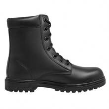 Bota Para Hombre Táctica Vigilante Militar Policia Motociclista Industrial Suela Antideslizante Resistentes Ligeras Cómodas Gran Calidad - Negro - Ver 1