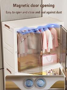 1/2/3/4/5 Drawer Style Storage Chest, Thick Plastic Cabinet, Multi-Layer Nightstand - Transparent - View 10