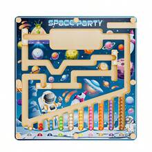 Magnetic Maze Tracking Game With Numbers And Pencil For Children, Montessori Educational Toy For Early Learning And Attention Training. Birthday Gift And Classroom Reward For Kids - Multicolor - View 15