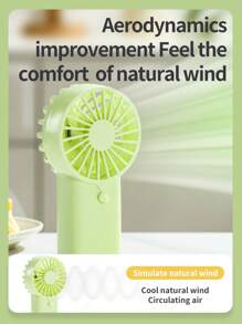 RAF 1pc Handheld Portable Fan Battery Powered Portable Fan Suitable For Office Dormitory Portable Fan Silent Portable Fan
