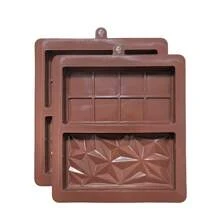 Stampo per barretta di cioccolato 2-in-1 al cioccolato fondente, stampo per cioccolato al pistacchio di Dubai, stampo per barrette di cioccolato fai da te, stampo in silicone extra profondo per praline di cioccolato
