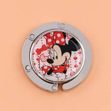 Disney 1 pièce Crochet de bureau monté Disney avec Mickey Mouse, Minnie Mouse, Donald Duck, support portable pour sac à main, accessoire de bureau créatif pour le bord du bureau