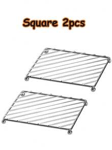 Trivets For Hot Pots, Multi-Use Great Heat Resistant Hot Pads For Kitchen Counter, Kitchen Pot Holder Trivets, Thick HeatproofInsulation Pad, Dining Table Mat, Kitchen Tools, High Foot Steaming Rack, Kitchen Supplies, Kitchen Items - Multicolor - View 11