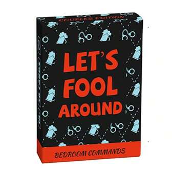 Let's Fool Around Kaartspellen, Love Exchange Coupons Een leuk kaartspel voor koppels om samen te spelen na het eten Interactief bordspel voor Kerstmis, Thanksgiving, Halloween en Pasen Feestcadeau