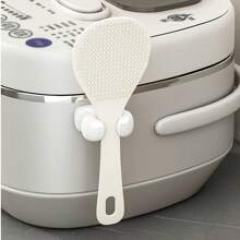 Multi-Color Multi-Function Rice Cooker Accessories, Lunch Spoon Holder Rack, New Style Lunch Spoon Storage Hook Clip, Earphone & Key Holding Hook, 1pc Practical Hook