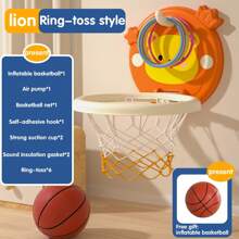 Mini Basketball Wurf-Spiel mit Saugnapf-Rückwand, familienfreundliche Aktivität für drinnen für Jungen und Mädchen von 3-5 Jahren, fördert Motorik und Koordination, perfektes Geburtstagsgeschenk