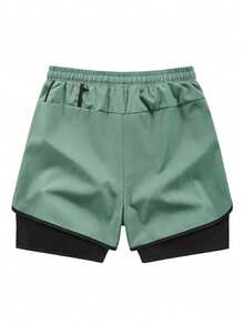 2025 Summer New Women Sports Shorts Anti-Cling Lining Inner Pocket Outdoor Casual Pants