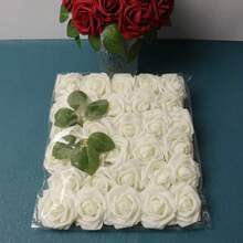 30 Stücke/Pack bunte Rosen aus PE, Heim-/Hochzeitsdekoration, künstliche Rosen für Hochzeitsdekoration