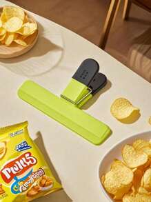 Pinzas para patatas fritas, pinzas grandes portátiles para bolsas de patatas fritas, clips de agarre hermético de varios tamaños para almacenamiento de alimentos con sello hermético, herramienta de sellado para bolsas de patatas fritas, ropa, papeles y carpetas, accesorios de organización de cocina