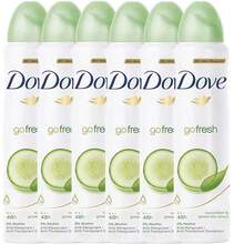 6 Pack Dove Deodorant Spray 150 Ml 5 Fl Oz Cucumber - 黃瓜 - 查看 1