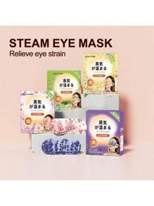 10Pcs Set Steam Eye Mask Relieve Eye Fatigue Improving Sleep Quality Self-Heating Sleep Masks For Eye Care, Disposable Warm Compress Eye Shades, Soothing, Eliminate Dark Circles Under The Eyes Constant Temperature Control, Ultra Long Time Hot Compress