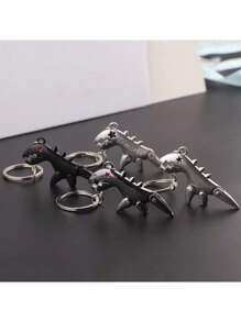 Ins Style Alloy Small Dinosaur Keychain, Necklace, Versatile Hip Hop Design For Sweater, Phone, Bag, Keys, Earphones, CCD Camera Decoration, Gift For Fans, Family, Friends, Lovers