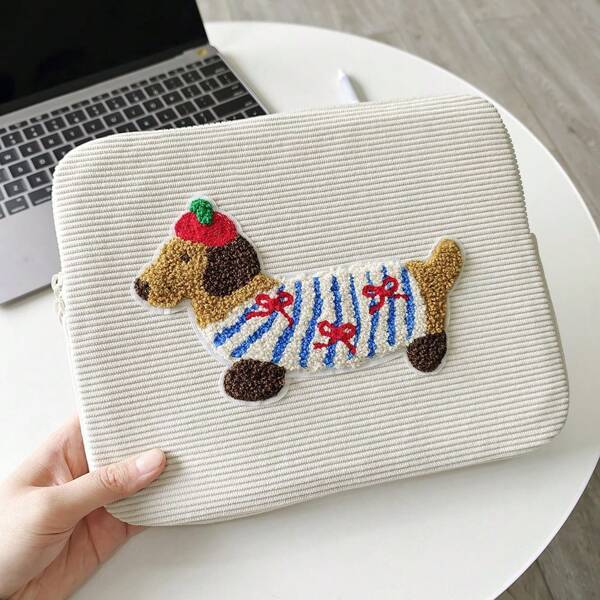 VALUEWIN Laptop Sleeve Bag 9.7-11 13-14 15-16 Inch Cute Dogs Dachshund Pet Protective Computer Cases Laptop Cover Briefcase Bag Tablet Travel Cover