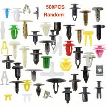 50/100/200/500pcs/Set Universal Plastic Clips For Car Bumper Door, Durable Auto Fastener Set, Mixed Auto Retainer Fastener Rivets Clips Set For Easy Car, Bumper & Door Panel Repair