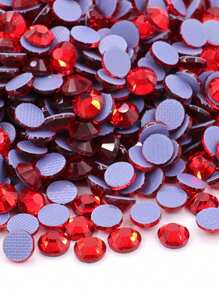 SS6 2mm Multi Color Glass Hotfix Rhinestones 1440pcs Round Shape Crystal Strass Flat Back Hotfix Rhinestone For Clothes Garment Decoration