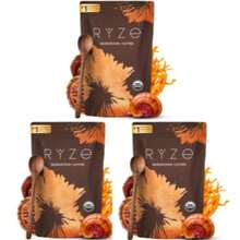 [Mushroom Coffee Revolution]Organic! 6 Adaptogens (Lion's Mane, Turkey Tail) + MCT Oil – USA Grown Instant Coffee – 30 Servings For Energy, Focus & Immune Support! - 3 Piece - 查看 1