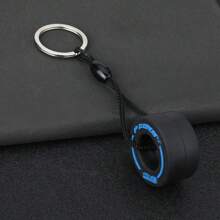 1 pezzo Portachiavi in gomma morbida a forma di macchina da corsa - Accessorio automobilistico perfetto e regalo sportivo, bomboniera per feste