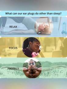 10 Pairs Of Colored Soft Silicone Earplugs, Waterproof Swimming, Waterproof Insulation And Comfortable Earplugs, Noise Reduction During Sleep, Easy To Carry, Simple And Easy To Use.