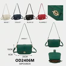 MARCA UNIBELLA Bolso de mano de mujer con diseño minimalista, nicho pequeño, versátil, bonito, y elegante OD2406 - Fiery Red - Ver 5