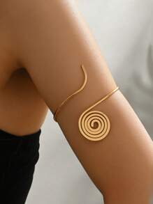 1 Stück goldenes Armreif-Set im antik-griechischen Stil Oberarmschmuck für Frauen, bohemian Accessoires, Goldarmbinde, Armreif, Oberarmschmuck