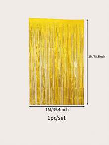 1 pezzo Tenda a fili dorati per decorazione di fondo festa, decorazione per laurea 2025, regali di laurea, decorazioni da festa