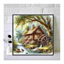 1 قطعة طقم رسم الماس الخماسي الأبعاد ، يشمل ألماس جميل وطقم أدوات (الإطار غير مشمول) ، متوفر بأحجام متعددة - مناسب لديكور جدار المنزل ، هدية مثالية