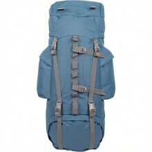 Tor 65L Spacious Rucksack - Ladderlock Back Travel Backpack - Dark Blue - View 1