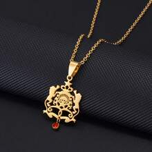 1pc Morocco Pendant Necklaces Maroc‎ Stainless Steel National Jewelry - Multicolor - View 16