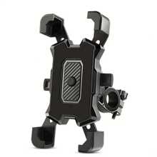 ABS Material Motorcycle & Bicycle Phone Holder, 360 Degree Rotation, Auto Locking Fit Universal Handle, 4-Claw Design, Easy Install GPS Navigation