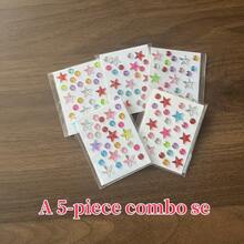 3/5/10pcs Storage Box Set + 50pcs Rabbit/Cat/Candy Mini Non-Adhesive Stickers, Acrylic Gem Decorative Diamond Stickers, DIY Multi-Color Mini Gem, Princess Reward, Creative Crafts - Multicolor - View 14